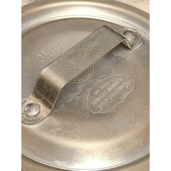 Calphalon Commercial Aluminum Cookware hard anodized 1½ QT sauce pan w lid GUC - Picture 3 of 11